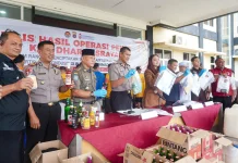 Polres Dharmasraya Ungkap Hasil Operasi Pekat