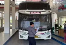 Pastikan Mudik Aman, BPTD Sumbar Periksa Kelaikan Bus