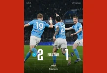 Comeback Dramatis Napoli Tundukkan Lecce