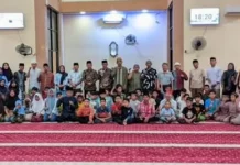 Masjid Darul Huda Nanggalo Santuni 60 Anak Yatim Piatu di Bulan Ramadan