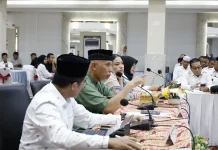 Gubernur Mahyeldi Pimpin Rakor Pemprov Sumbar dan Pemkab Dharmasraya