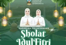 Masjid Agung Dharmasraya Jadi Pusat Salat Id, Bupati Annisa Ajak Warga Hadir
