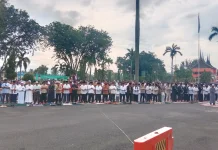 Ribuan Warga Padati Kantor Gubernur Sumbar Ikuti Salat Idulfitri 1447 Hijriah
