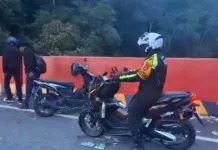 Pengendara Diingatkan Tidak Parkir di Kelok Sembilan