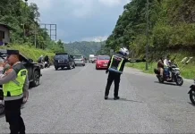 Arus Balik dan Wisata Picu Lonjakan Kendaraan di Kabupaten Solok