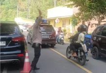 Polres Solok Kota Kerahkan Tim UKL Atasi Kemacetan Mudik