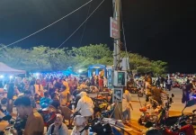 Kunjungan Wisatawan Melonjak di Pantai Carocok Painan