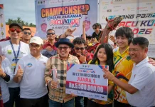 Kuda Milik Bupati Eka Putra Juara I Race 12