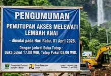 Mulai 1 April Jalur Lembah Anai Kembali Berlaku Buka Tutup