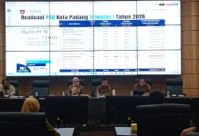 Pemko Padang Lampaui Target Penerimaan PAD Triwulan Pertama