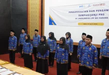 Sebanyak 12 CPNS RRI Padang Resmi Dilantik, Perkuat SDM Penyiaran di Sumatera Barat