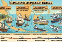 Jejak Panjang Sejarah Transportasi Laut di Kepulauan Indonesia