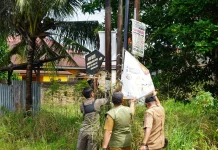 Media Promosi Rusak Estetika di Koto Tangah Ditertibkan
