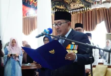 Bupati Eka Putra Lantik Sembilan Pejabat Manajerial