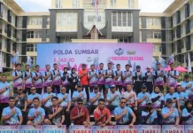 Polda Sumbar Gelar Road to Kemala Run 2026