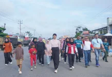 Gelaran Perdana Dharmasraya Car Free Day Disambut Antusias