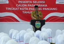 Ratusan Pelajar Ikuti Seleksi Paskibraka, Wako Hendri Arnis: Tak Ada Titipan