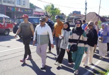 Wako Padang Panjang Hendri Arnis Pimpin Jalan Sehat ASN