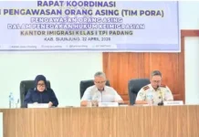 Kantor Imigrasi Padang Mantapkan Koordinasi Pengawasan Orang Asing di Sijunjung