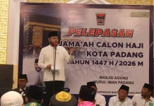 Pemko Padang Lepas Keberangkatan CJH Kloter Pertama