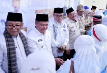 Pemkab Agam Lepas Keberangkatan 336 CJH ke Tanah Suci