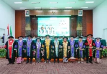 Universitas Andalas Kukuhkan Tujuh Guru Besar Baru