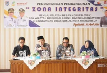 Dinsos Payakumbuh Canangkan Zona Integritas menuju WBK dan WBBM