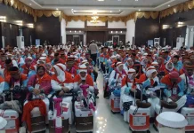 Jemaah Calon Haji Kloter 7 Asal Kota PariamanTerbang menuju Madinah