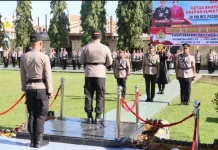 Kapolres Pasbar Pimpin Pelantikan Kasat Reskrim dan Sertijab Kapolsek Pasaman