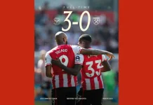 Brentford Hajar West Ham Tiga Gol tanpa Balas