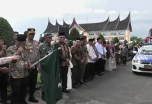 Pemkab Pasbar Lepas Keberangkatan 194 Jemaah Haji menuju Embarkasi Padang