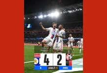 Lyon Hajar Rennes dalam Duel Sengit