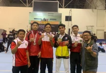 Atlet Senam Sumbar Borong 11 Medali dalam Kejurnas di  Bandung