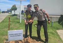 Polda Sumbar Tanam Ribuan Pohon Peringati Hardiknas 2026