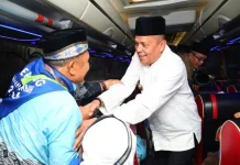 Pemko Payakumbuh Lepas Keberangkatan Jemaah Haji Kloter 13 dan 14