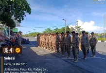 Satpol PP Padang Tingkatkan Pengawasan Libur Panjang Pekan Ini