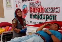 RSUD Lubuk Basung dan PT AMP Gelar Donor Darah