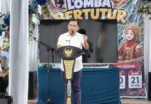 Puluhan Siswa Dharmasraya Adu Kepiawaian Bertutur Cerita Rakyat
