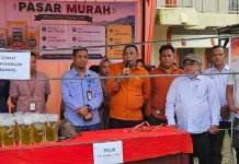 Pemkab Dharmasraya Kembali Gelar Pasar Murah di Pulau Punjung