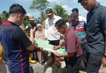 Sekda Padang, Tinjau lokasi banjir  Guo Lapau Munggu dan Kampuang Tanjuang
