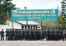 Selesaikan Pendidikan Pertama Infanteri, Prajurit TNI Jaga Disiplin