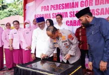 Kapolda Sumbar Resmikan GOR SLB Kemala Bhayangkari Lintau