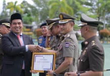 Satpol PP Kota Padang Raih Penghargaan Karya Bhakti 2026
