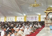 Ribuan Jamaah Padati Shalat Iduladha di Masjid Agung Dharmasraya
