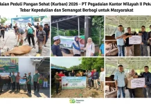 Komitmen Pegadaian dalam Pelaksanaan Program Peduli Pangan Sehat (Kurban)