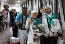 Kloter Pertama Jemaah Haji Debarkasi Padang Tiba di BIM