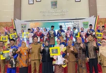 Rahel Ramansyah dan Olivia Almagfira Duta GenRe Padang Pariaman 2026