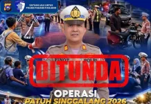 Fokus Sambut Hari Bhayangkara ke-80, Operasi Patuh Singgalang Ditunda