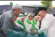 77 Jemaah Haji Tiba di Kampung Halaman, Pemko Gelar Penyambutan