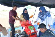Perkuat Sektor Pertanian, Ketua TP PKK Agam Tinjau Lahan Batalyon TP 897 Singgalang